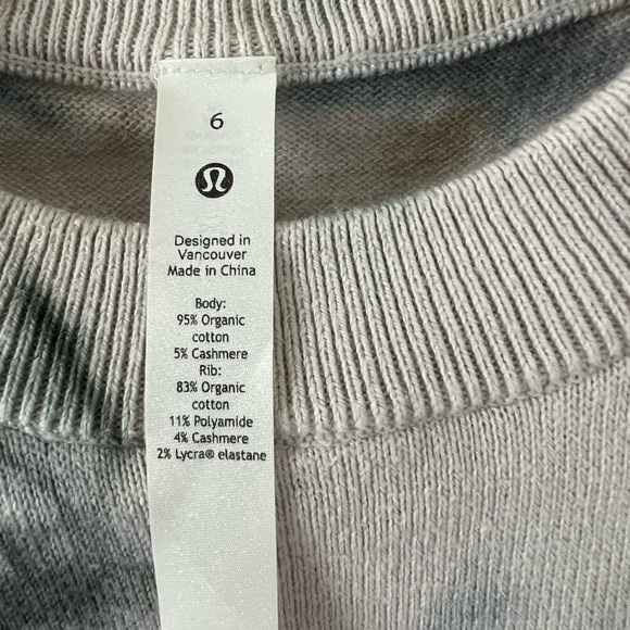 Lululemon tie dye crewneck sweater - Picture 6 of 6